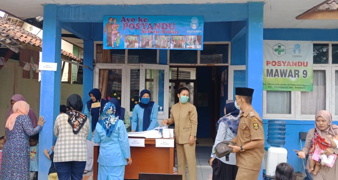 Kegiatan Rutin Pos Yandu Mawar Dan Pemberian Fasilitas Kursi, Meja, Baru