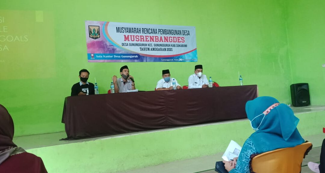 Pemdes Gelar Musrenbang Untuk Mebangun Desa Lebih Maju Lagi Di Tahun 2021