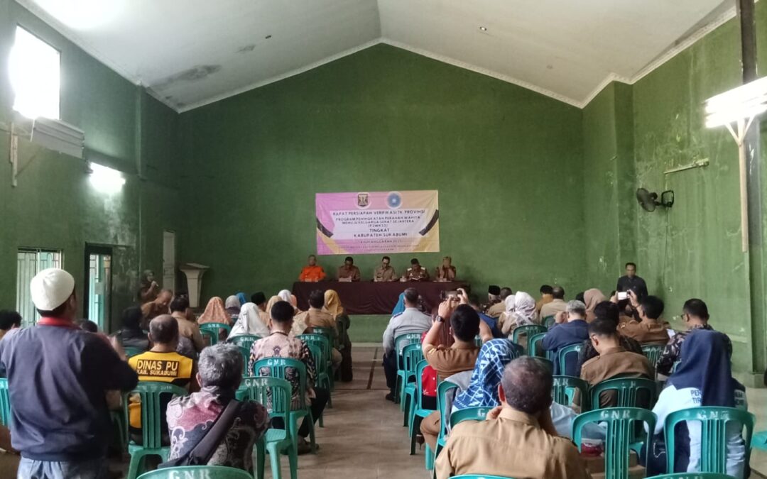 Rapat Persiapan Verifikasi TK Provinsi Program Peningkatan Peran Wanita Menuju Keluarga Sehat Sejahtera (P2WKSS)